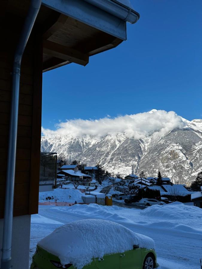 Chambres D'Hotes Les Louettes A Sapinhaut Canton Du Valais Saxon Екстер'єр фото