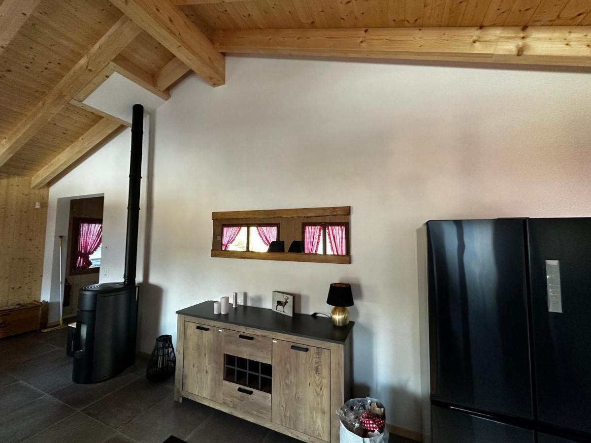 Chambres D'Hotes Les Louettes A Sapinhaut Canton Du Valais Saxon Екстер'єр фото