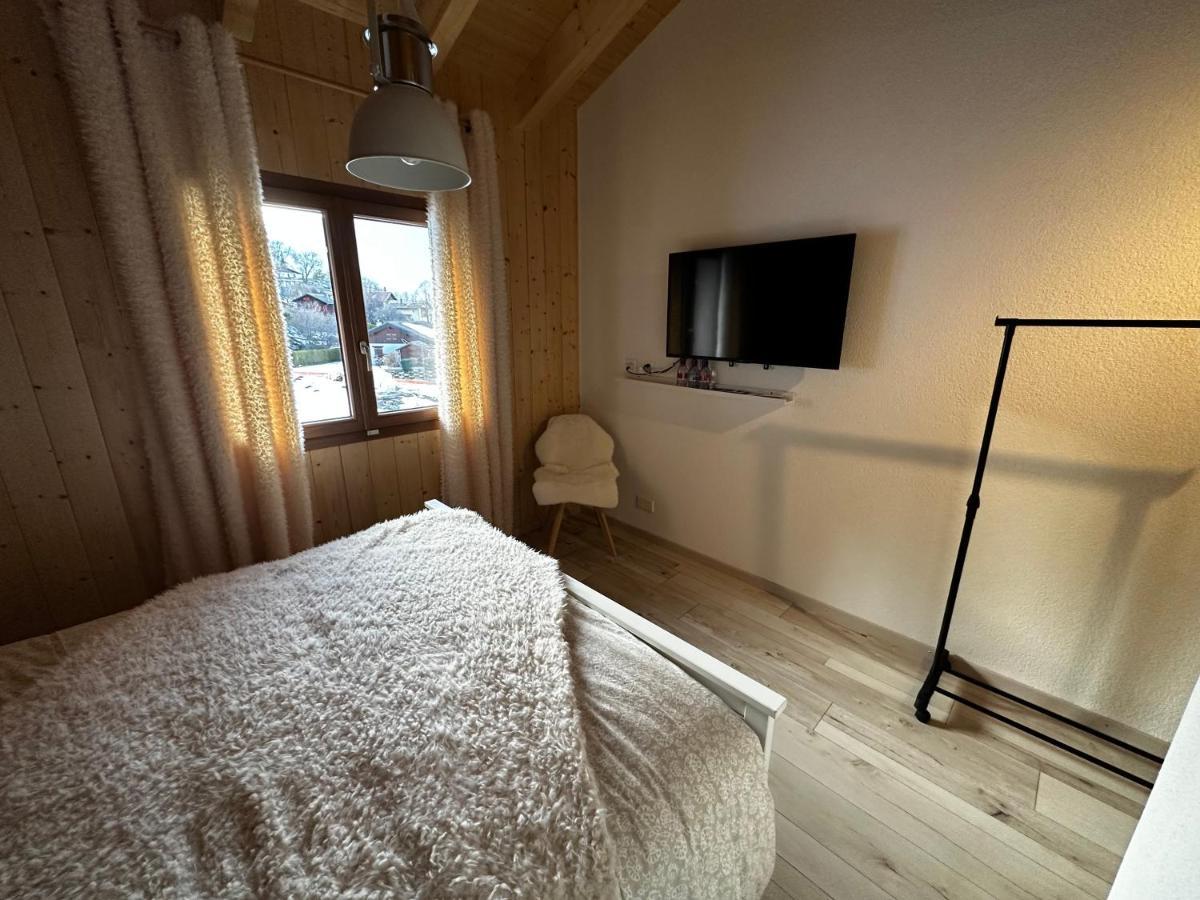 Chambres D'Hotes Les Louettes A Sapinhaut Canton Du Valais Saxon Екстер'єр фото